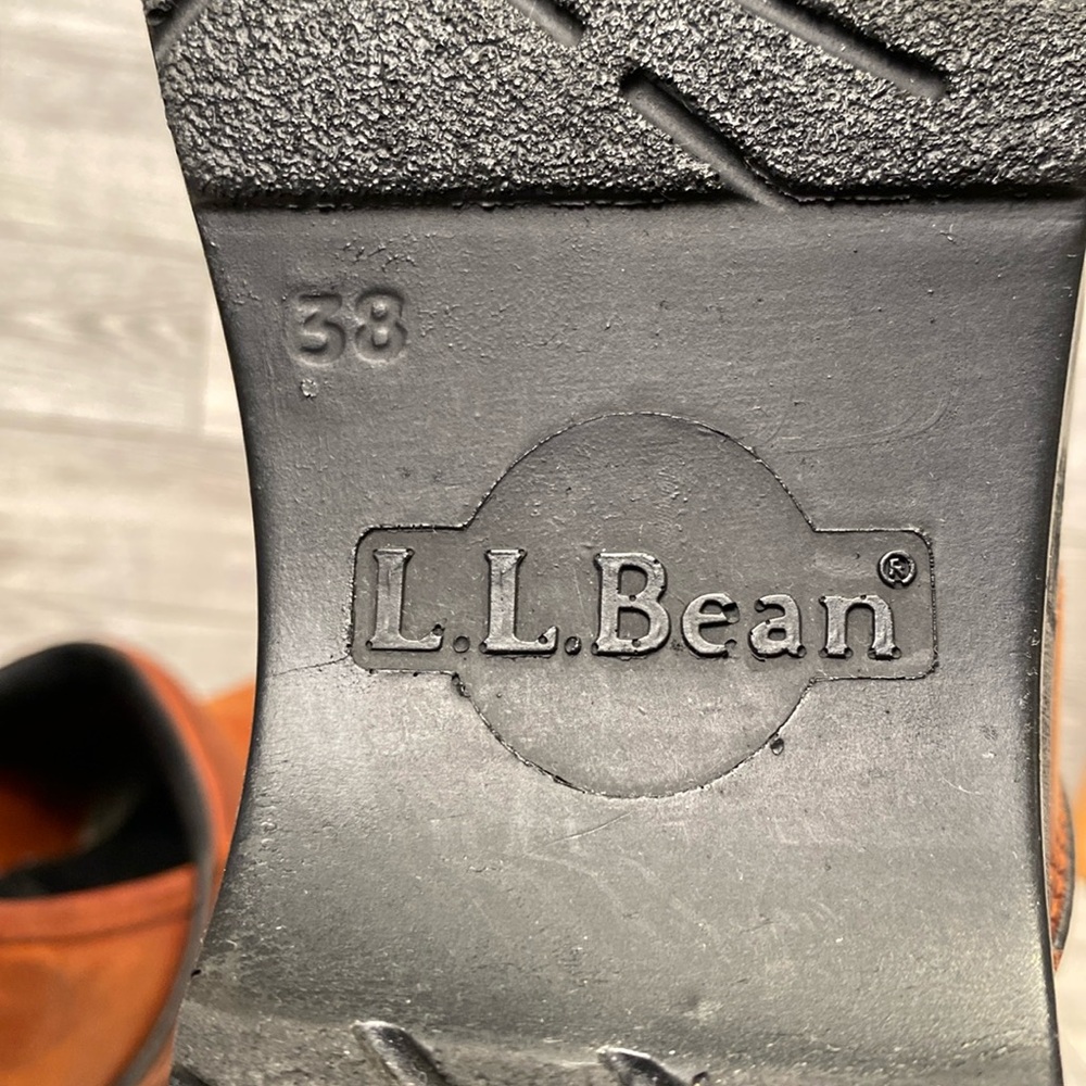 L.L. Bean Brown Leather Nurse Clog Slip-On Shoes Women’s 7 - Picture 9 of 16